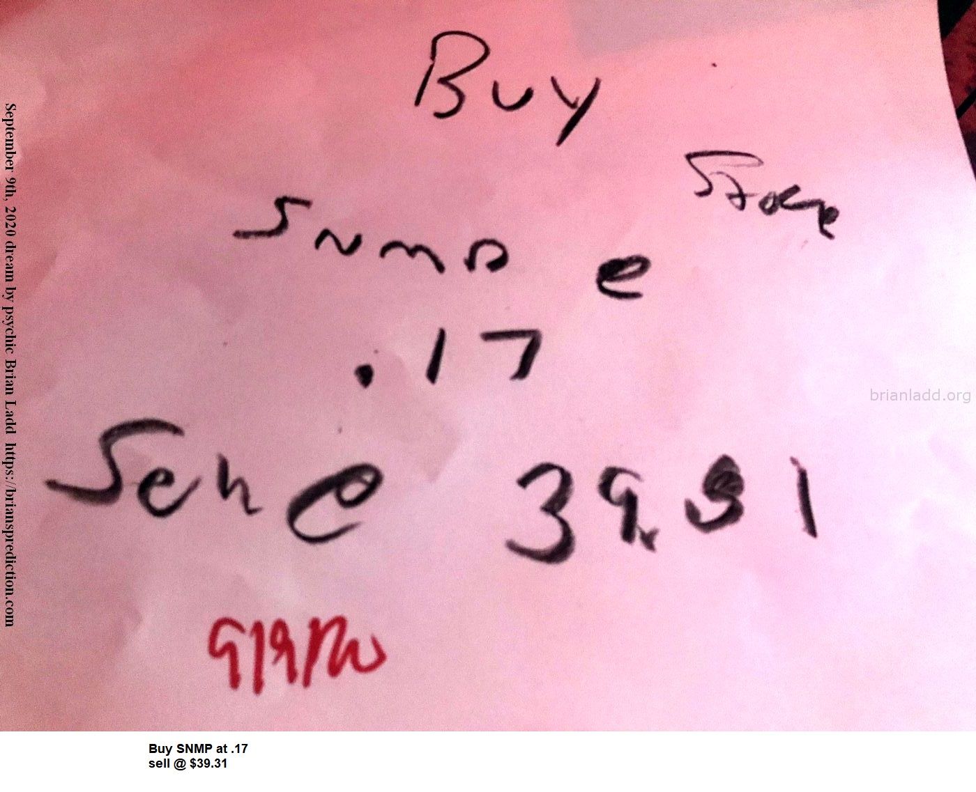 13584 9 September 2020 4 - Buy Snmp At .17 Sell @ $39.31...
Buy Snmp At .17 Sell @ $39.31
